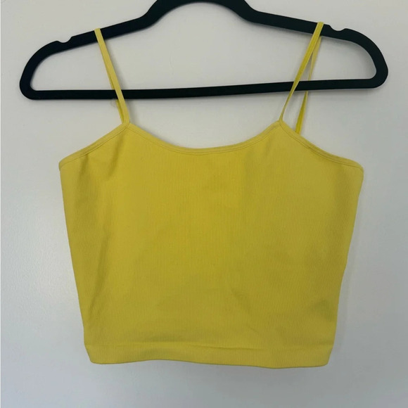 FP Movement by Free People Tops - FP Movement by Free People Strappy Back Tighten Up Tank - Yellow